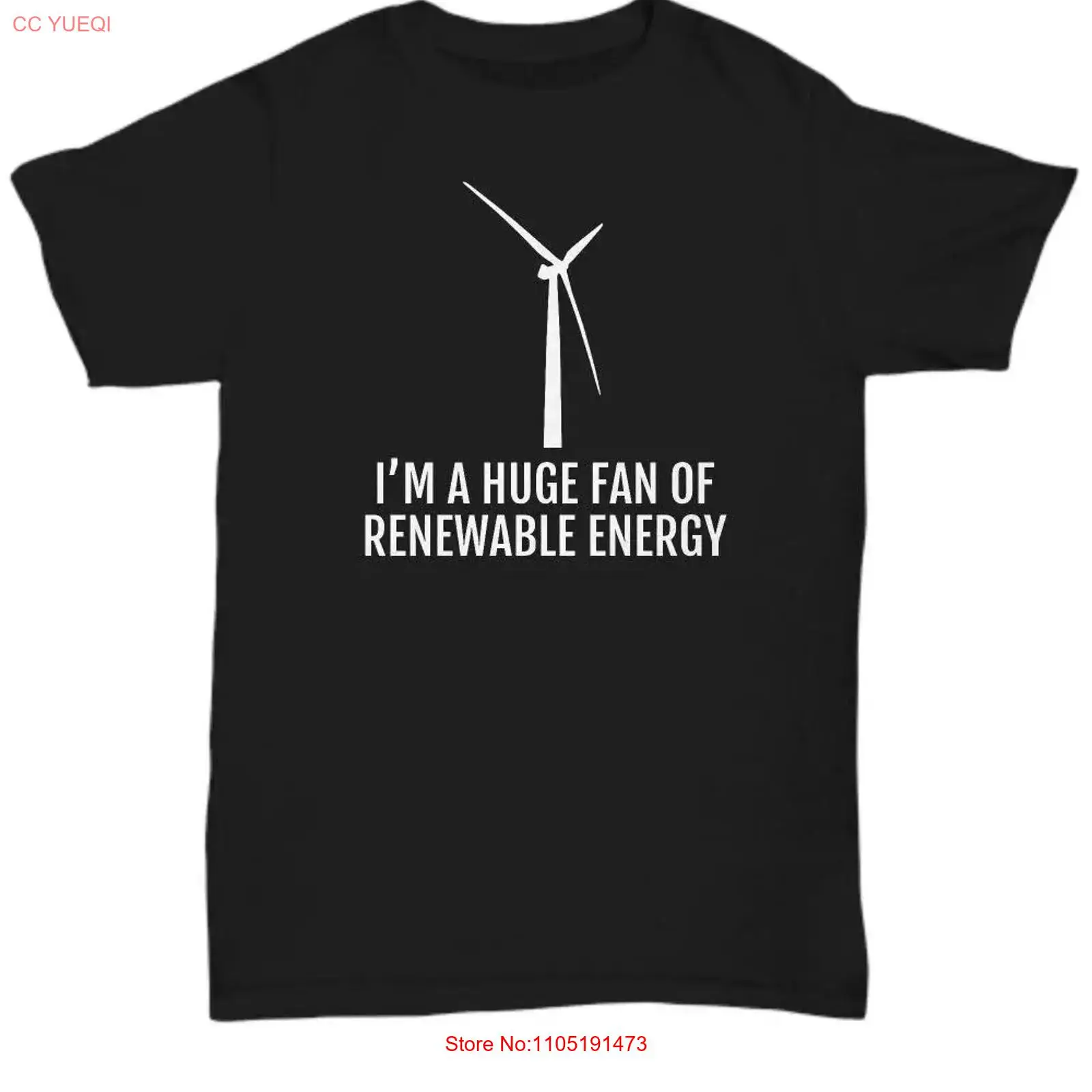 Wind Energy T Shirt Clean Clim - Renewable Energy Global avaliação e preço