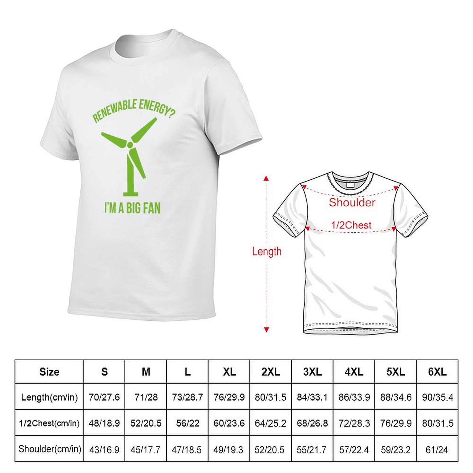 Renewable Energy T-Shirt man t - Renewable Energy In China avaliação e preço